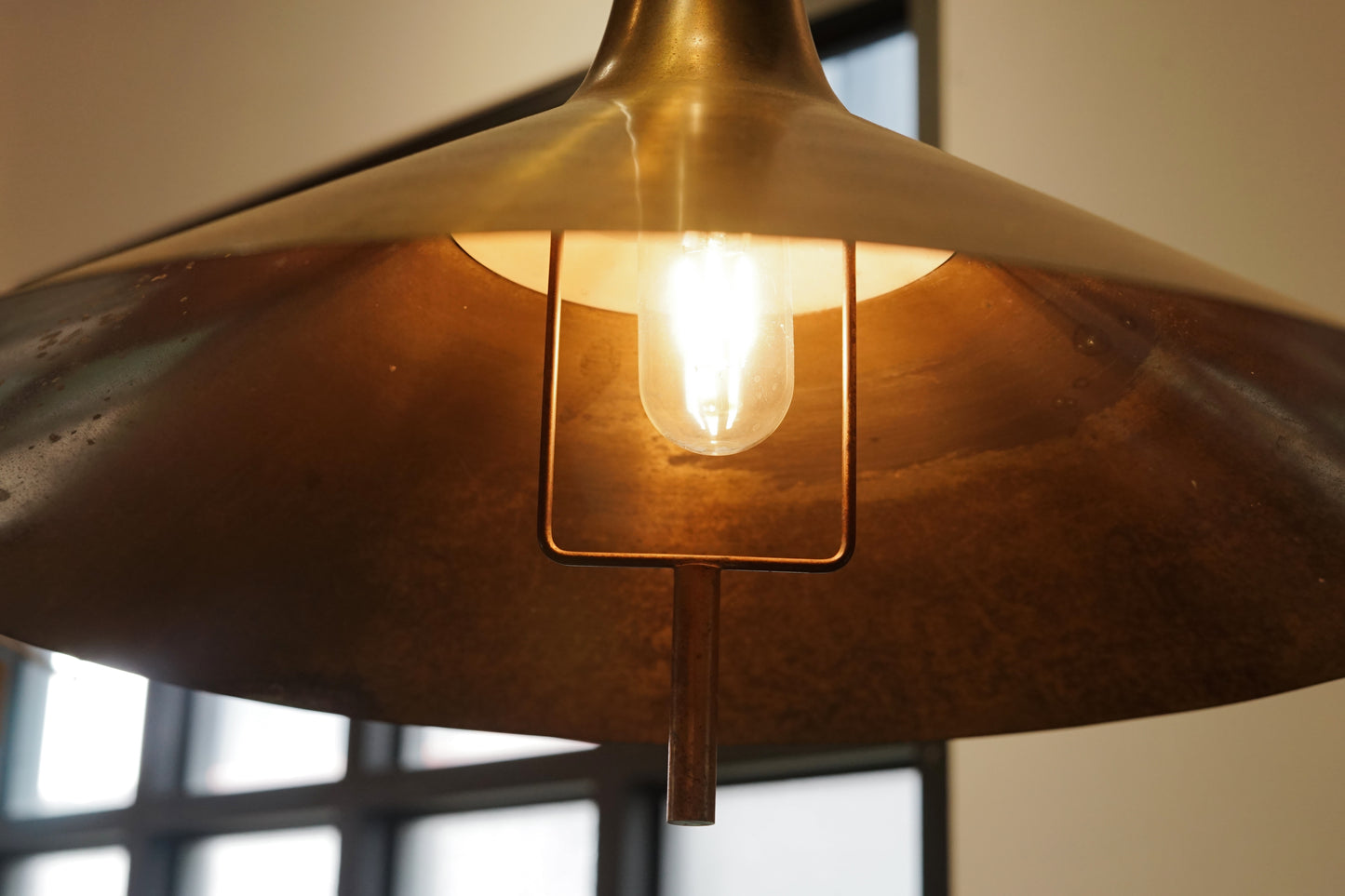 丹麥 T.H. Valentiner「Fusijama」黃銅 吊燈