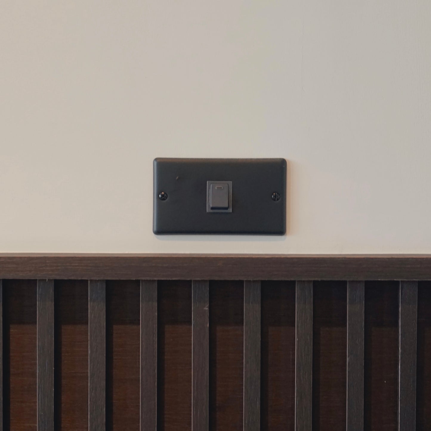 Matt black-Japanese style panel