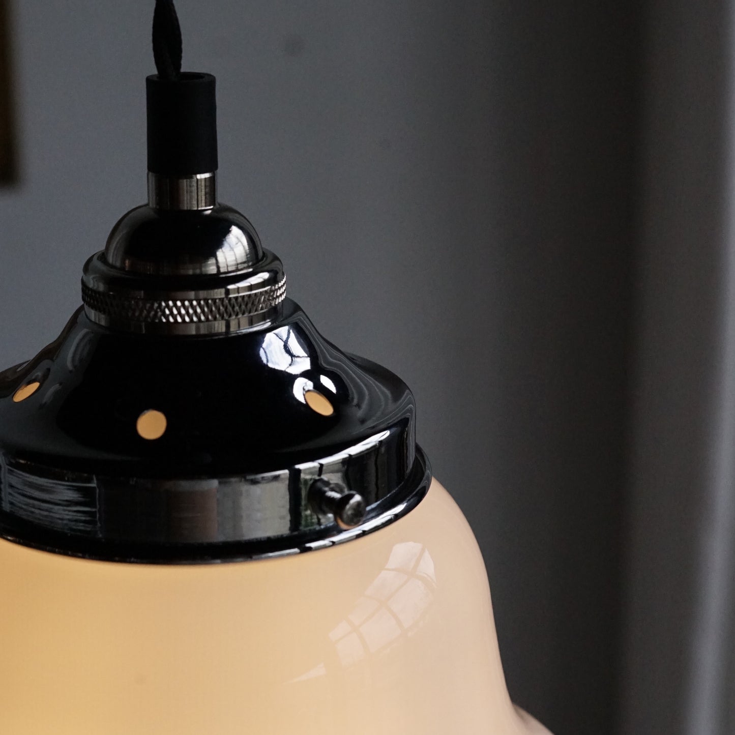 Schoolhouse Glass Pendant Light