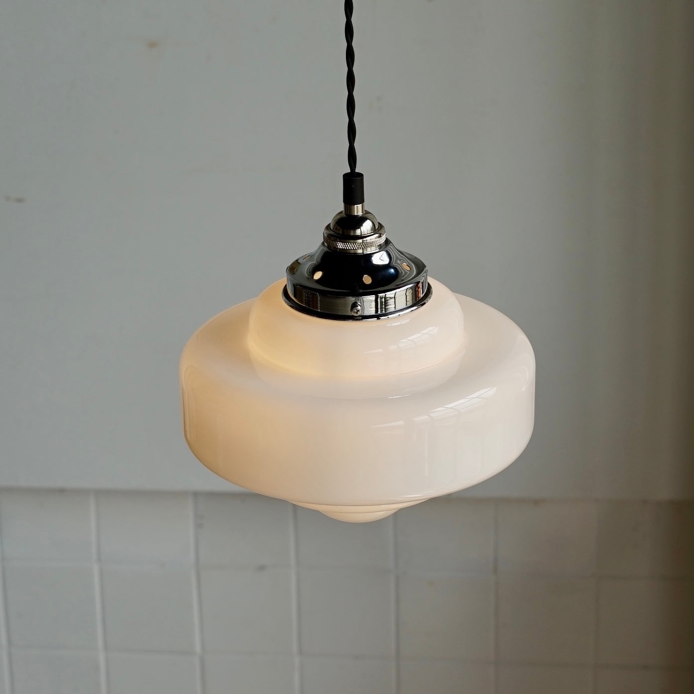 Schoolhouse Glass Pendant Light