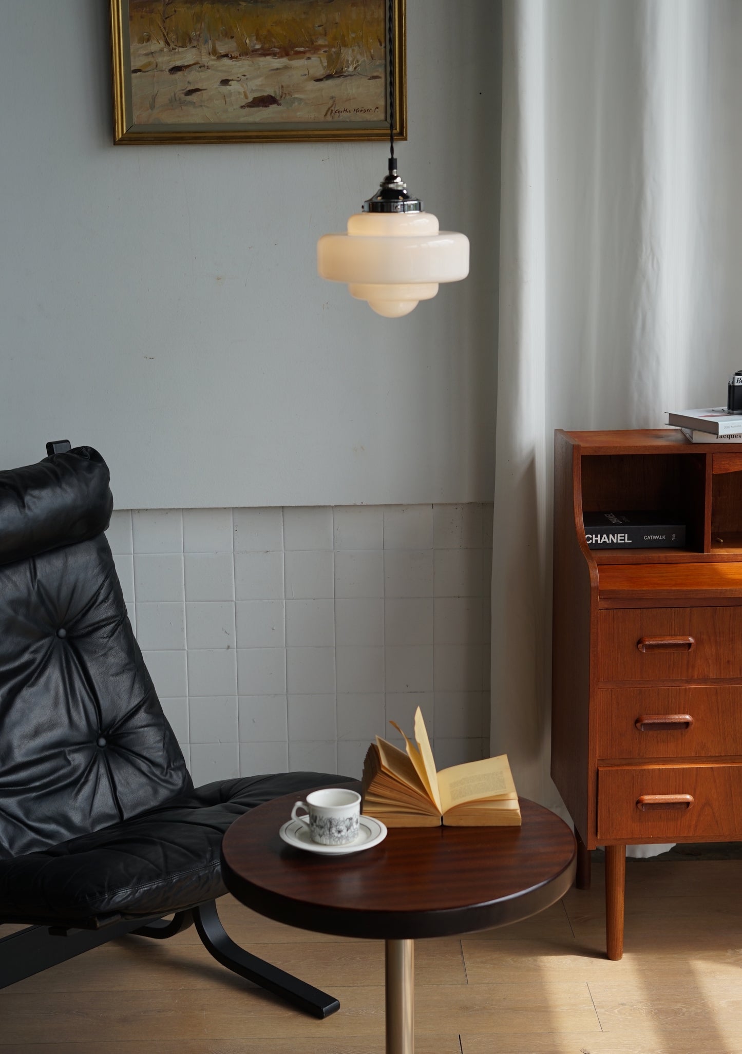 Schoolhouse Glass Pendant Light