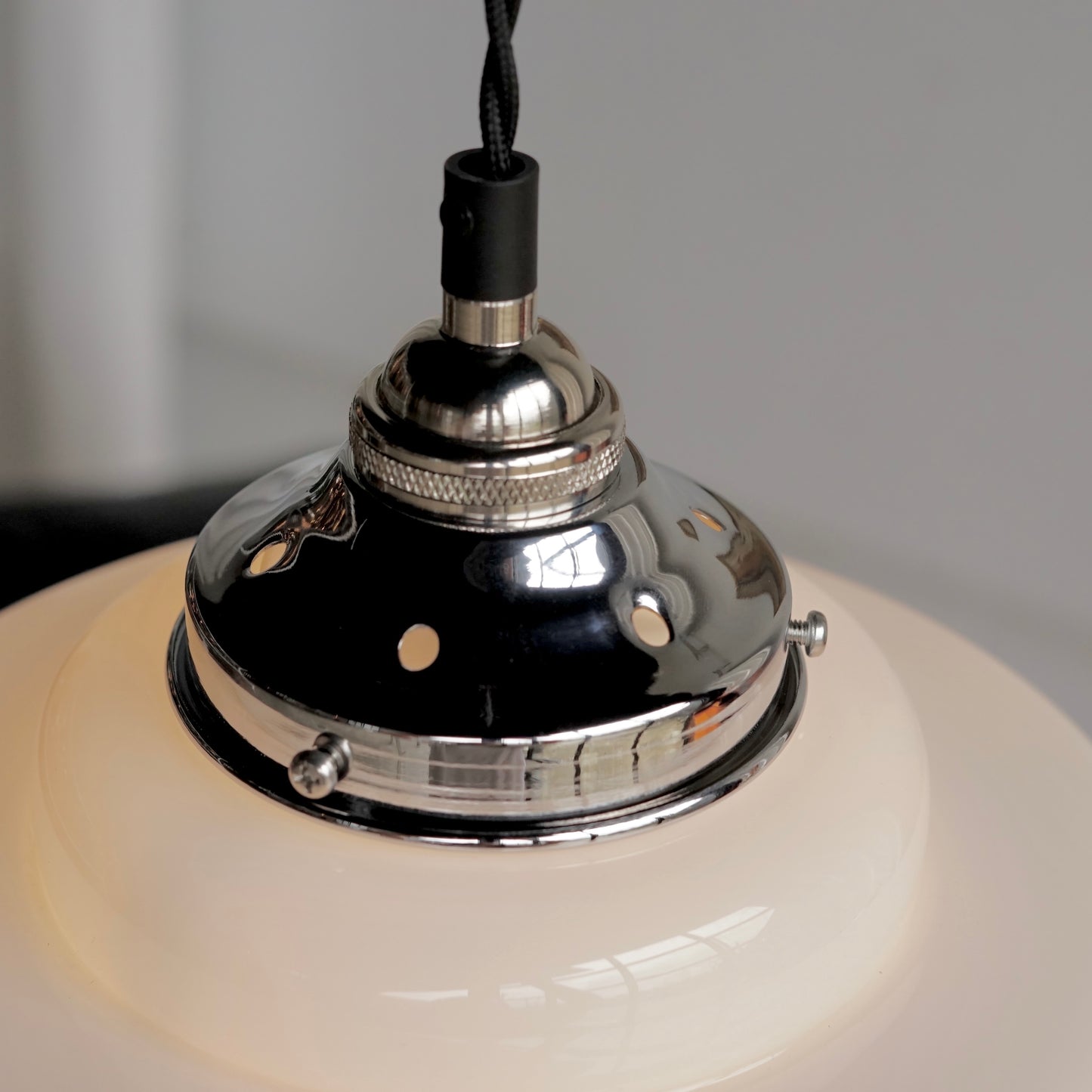 Schoolhouse Glass Pendant Light