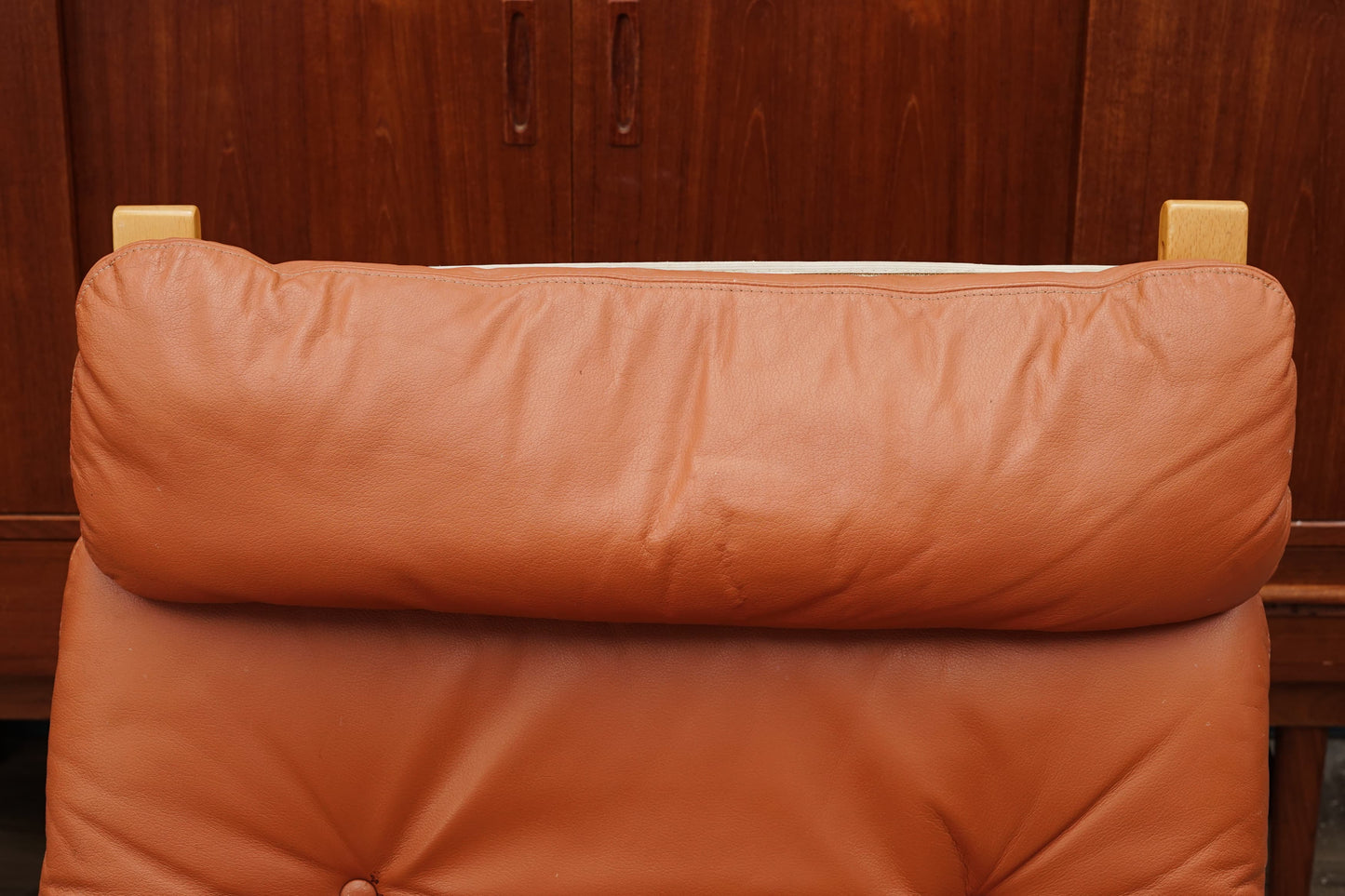 Siesta 太妃糖皮革 高背休閒椅