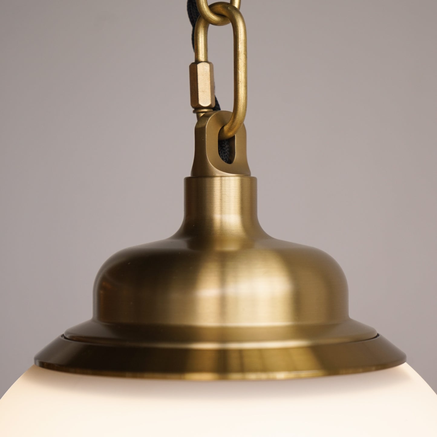 BALL Brass Right Angle Wall Lamp