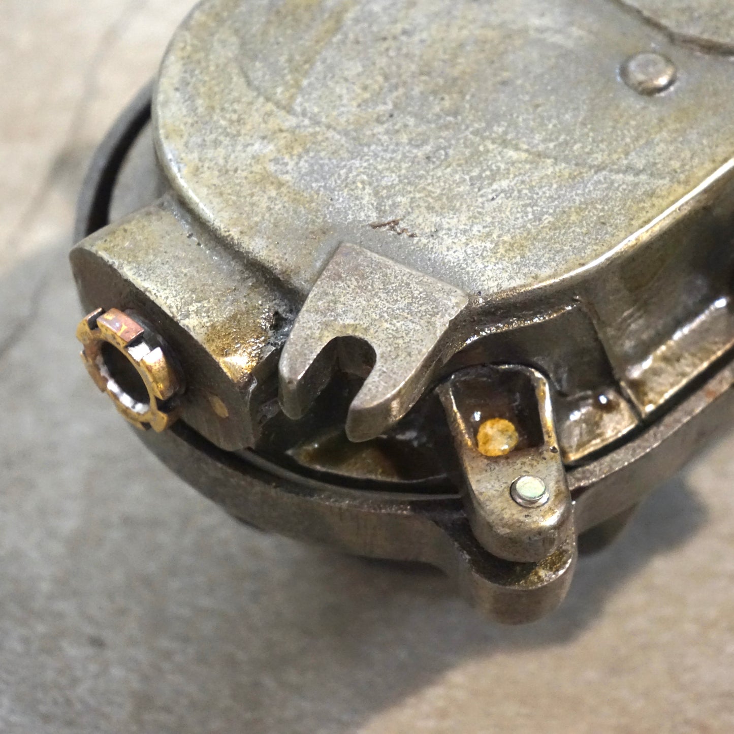 Russian old parts-square explosion-proof wall lamp