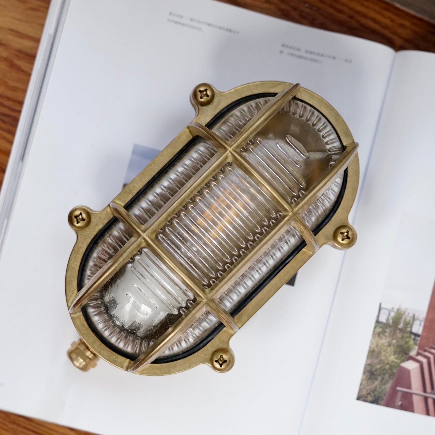 Vintage brass wall light #brass
