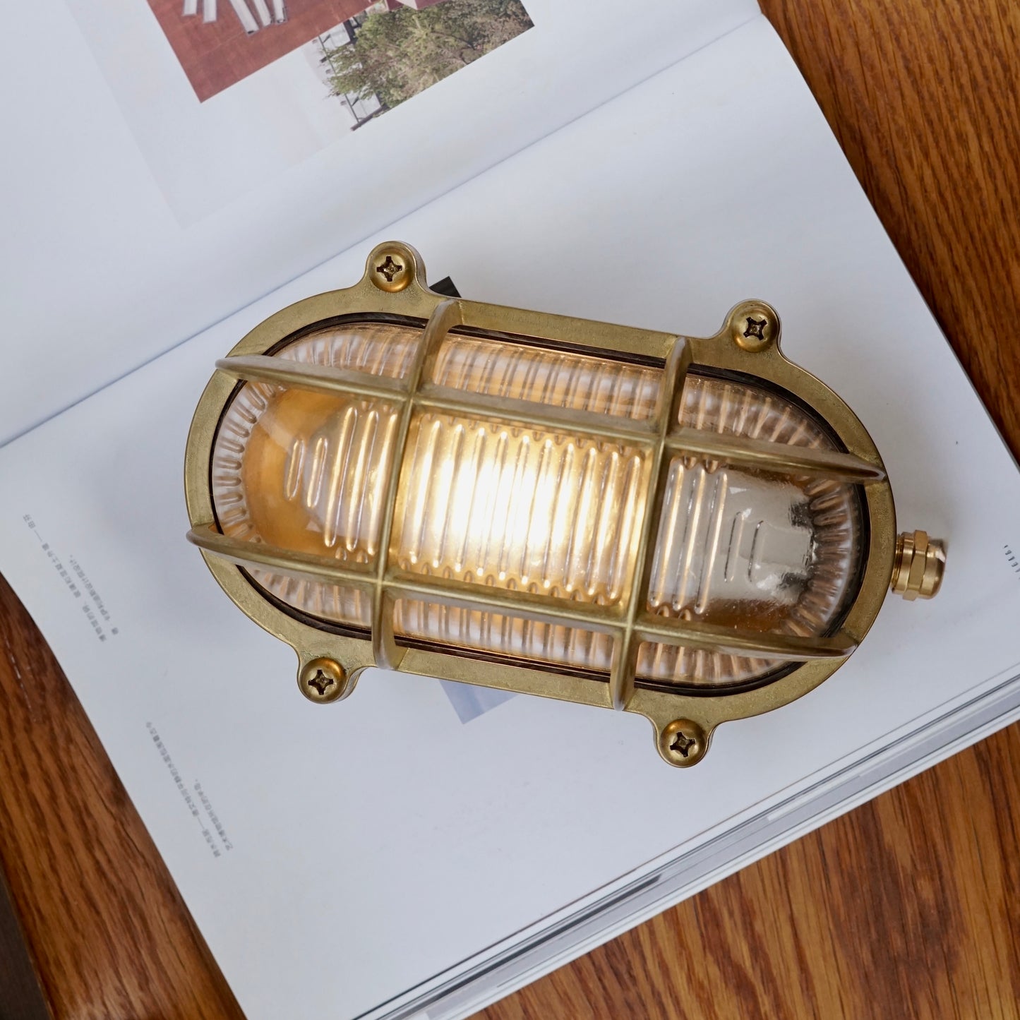 Vintage brass wall light #brass