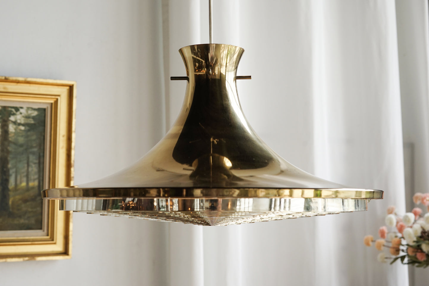 丹麥 Rex Lennart 復古 黃銅 吊燈