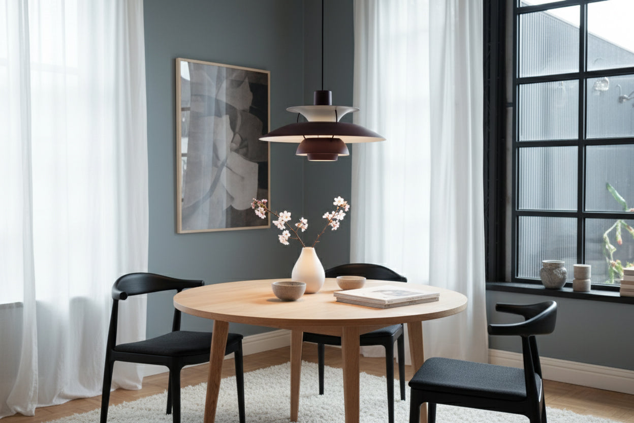 Louis Poulsen PH5 吊燈 紅酒款