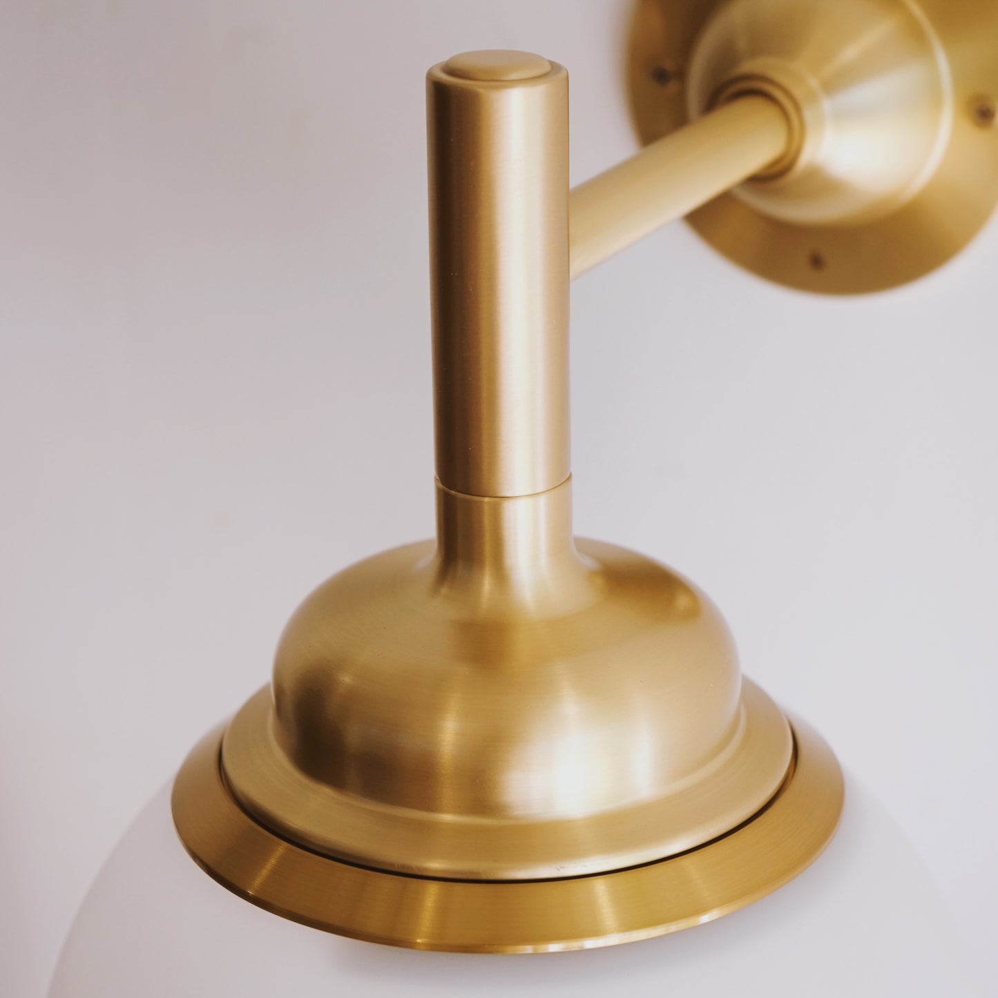 BALL Brass Right Angle Wall Lamp