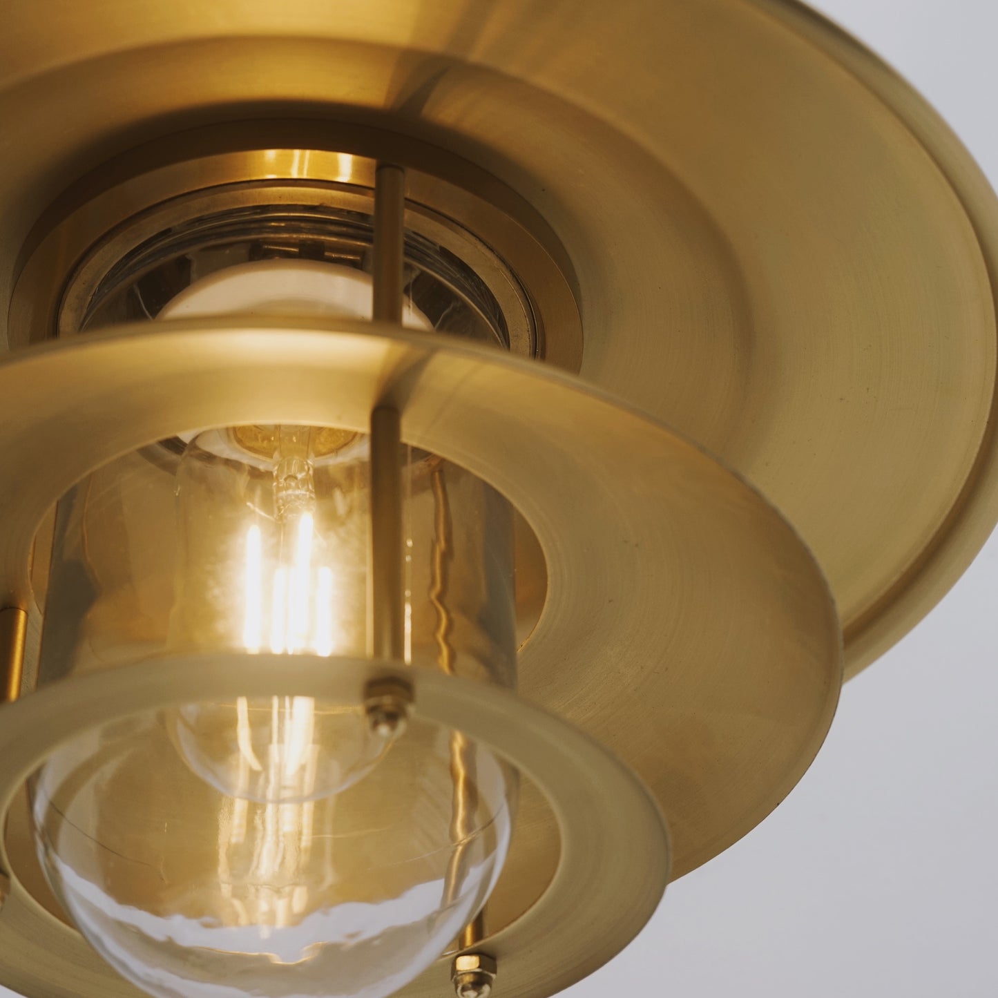 Lumina brass gradient wall light