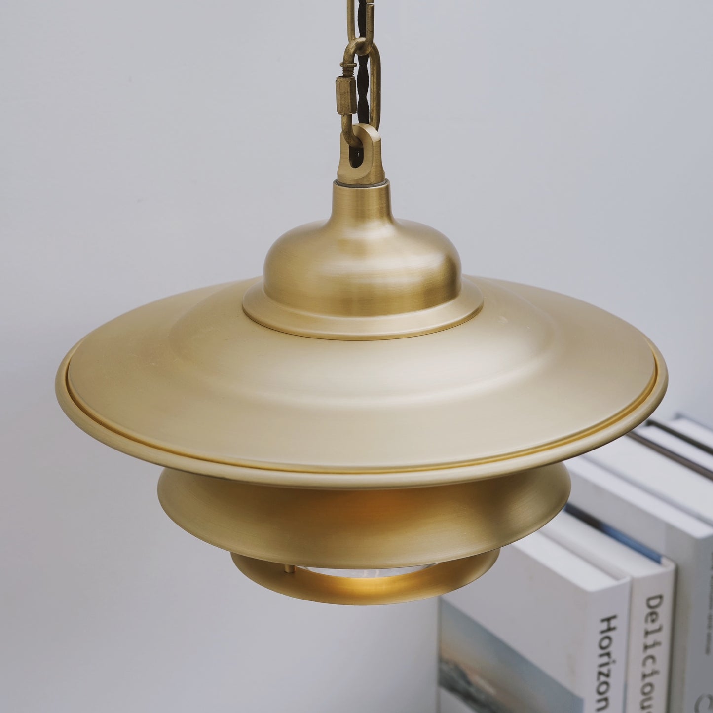 Lumina brass gradient wall light
