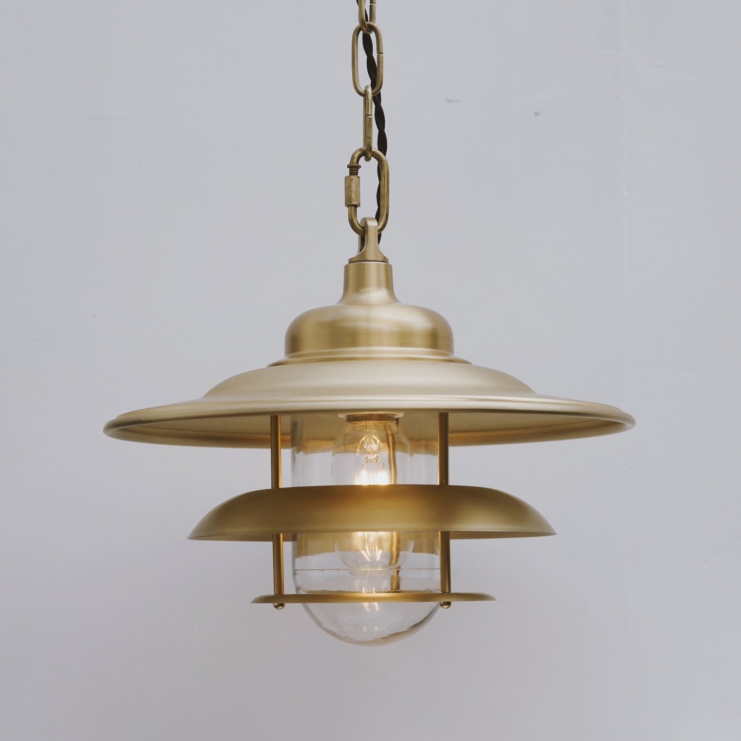 Lumina brass gradient wall light
