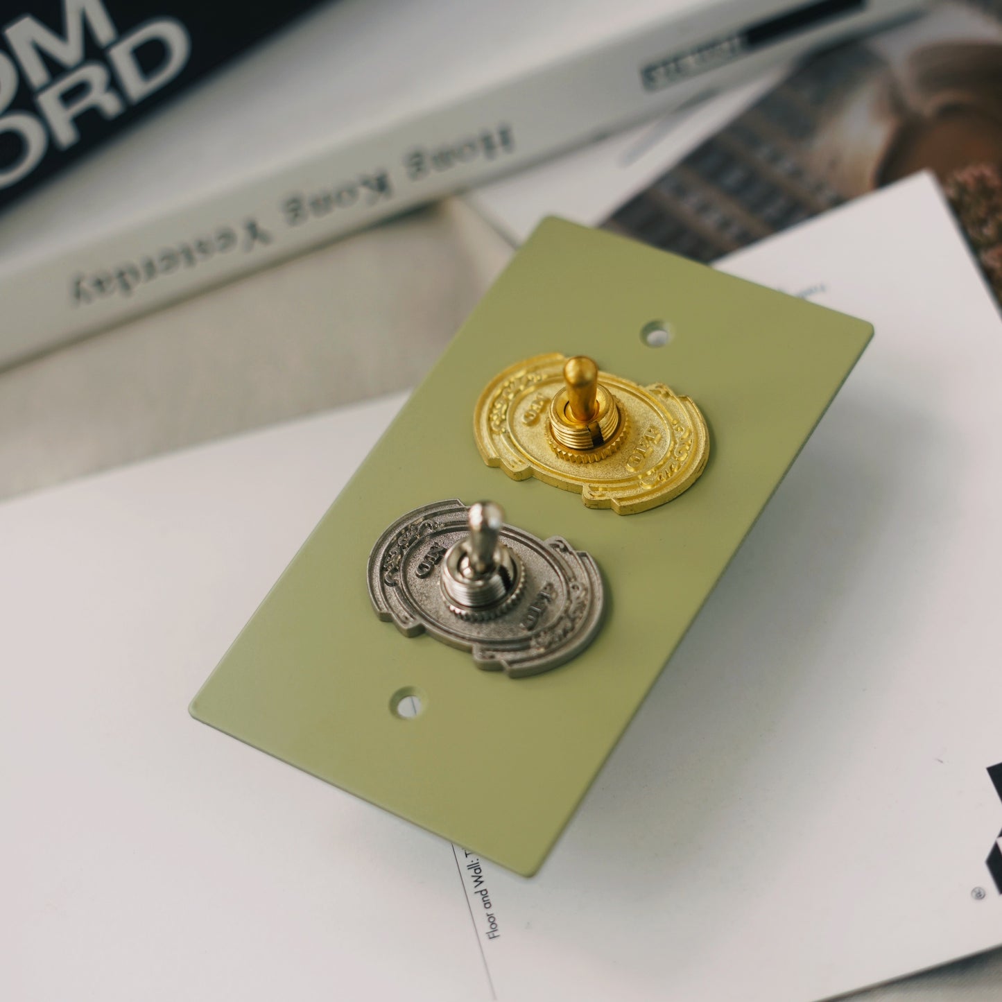 Morandi mustard green-lever series