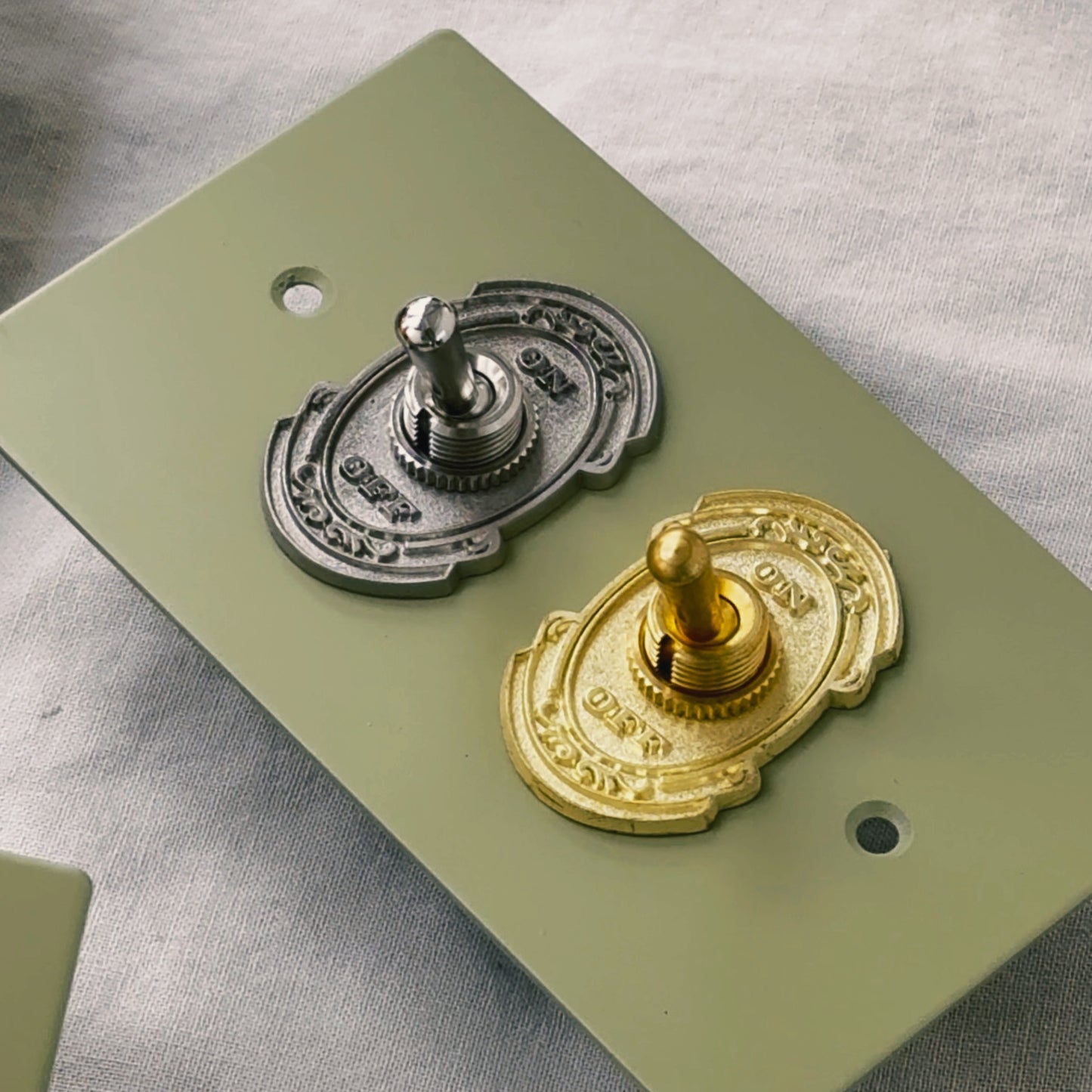 Morandi mustard green-lever series
