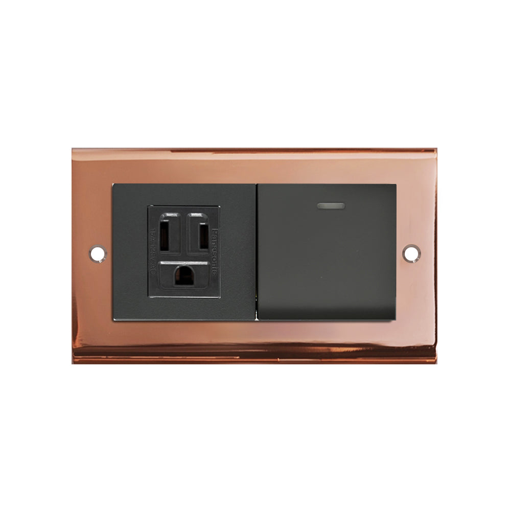 Red bronze panel-Glatima, Risna series