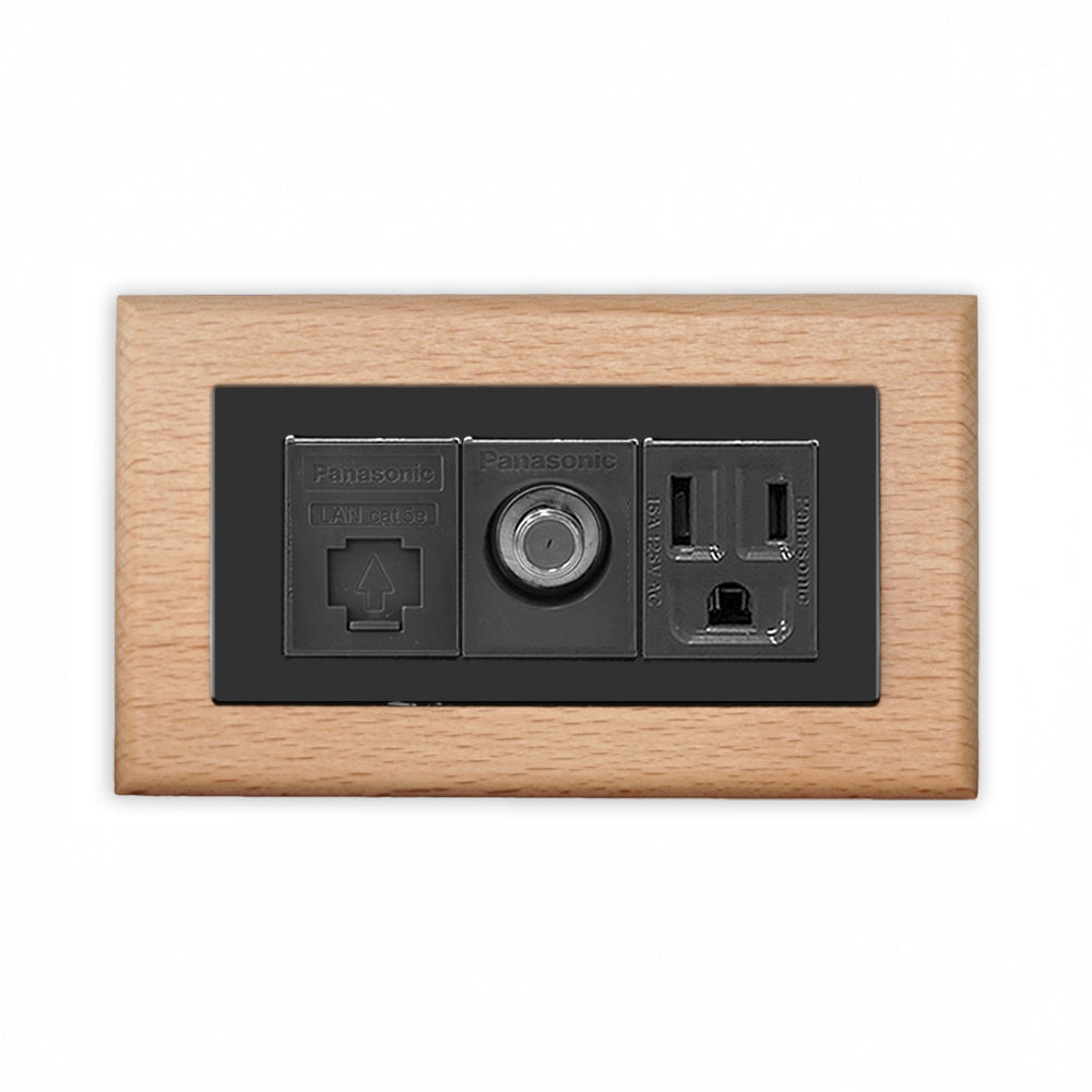 Solid beech wood-thin frame-Japanese style panel