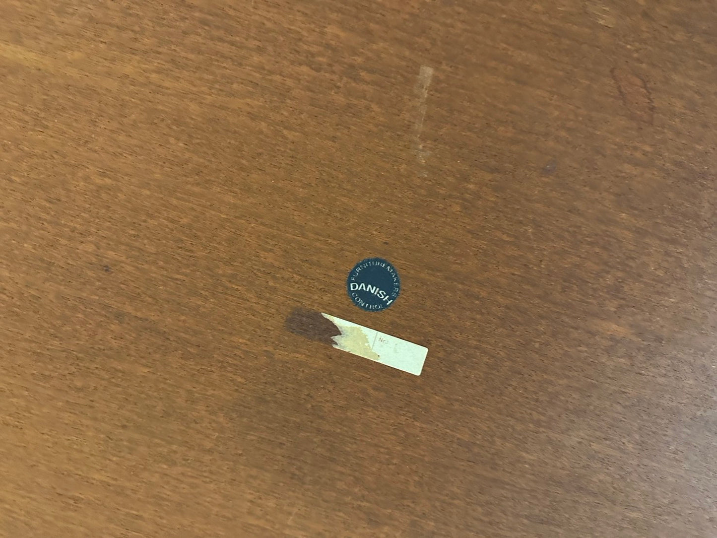 丹麥 玫瑰木 復古藍瓷 沙發桌