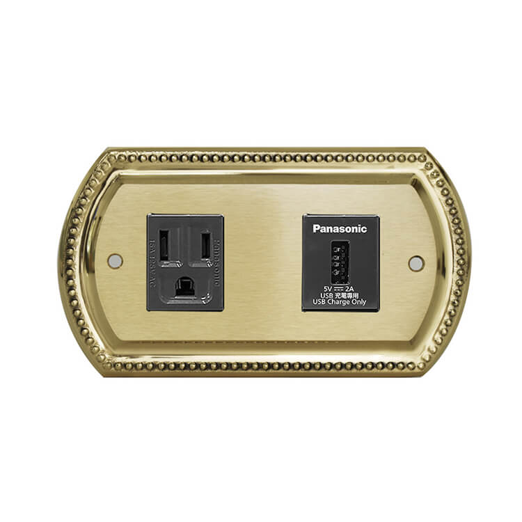 Retro Brass Switch Panel-Japanese Style