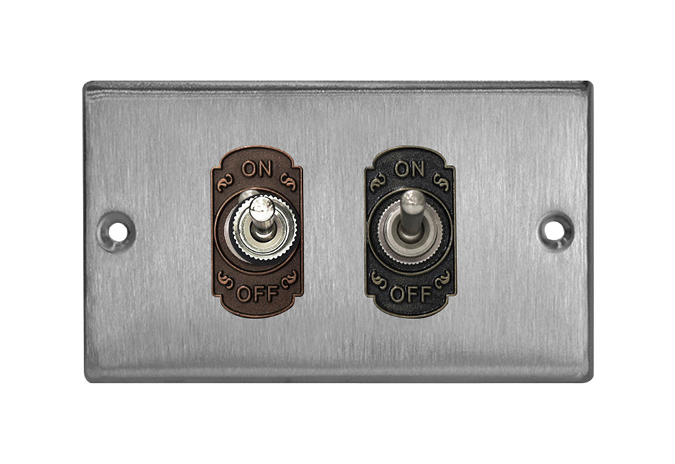 Hairline stainless steel panel-lever