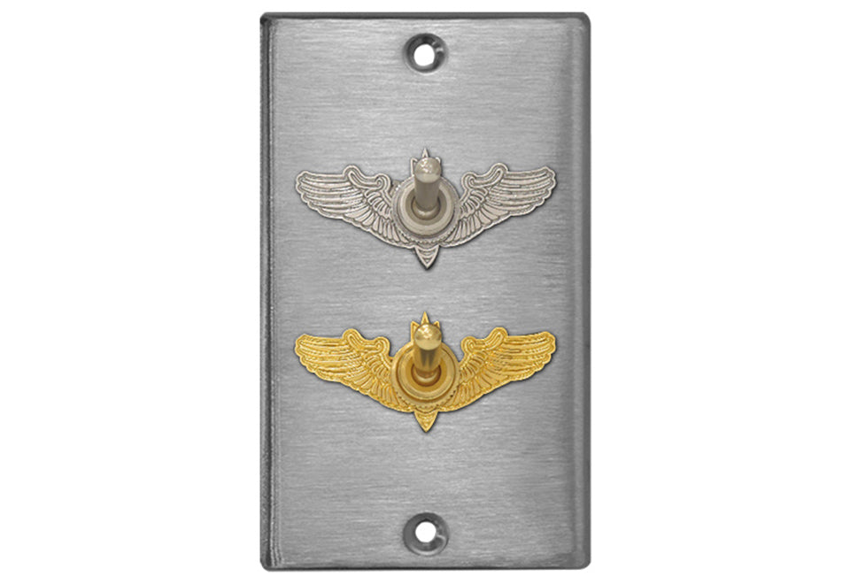 Hairline stainless steel panel-lever