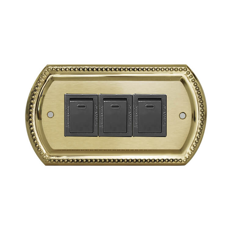 Retro Brass Switch Panel-Japanese Style