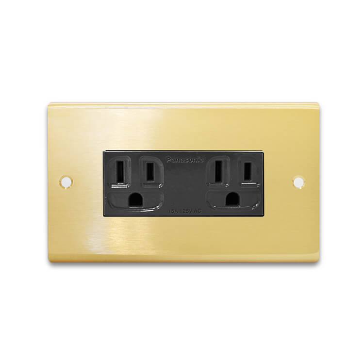 Brass switch panel-Japanese style