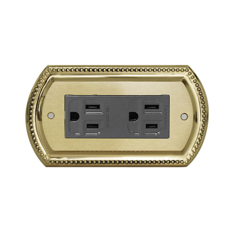 Retro Brass Switch Panel-Japanese Style