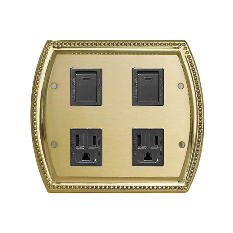 Retro Brass Switch Panel-Japanese Style