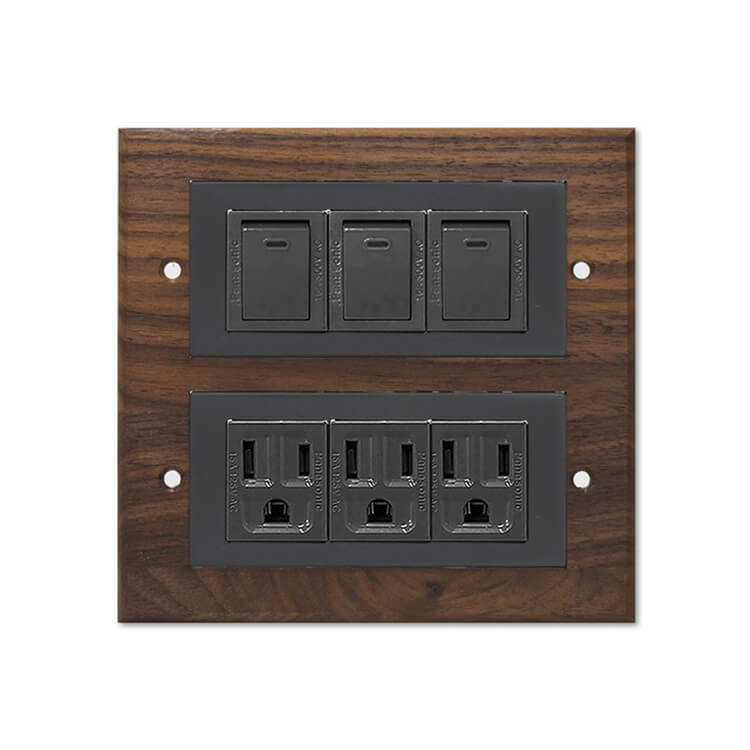 Walnut solid wood panel-Risna/Glatima frame