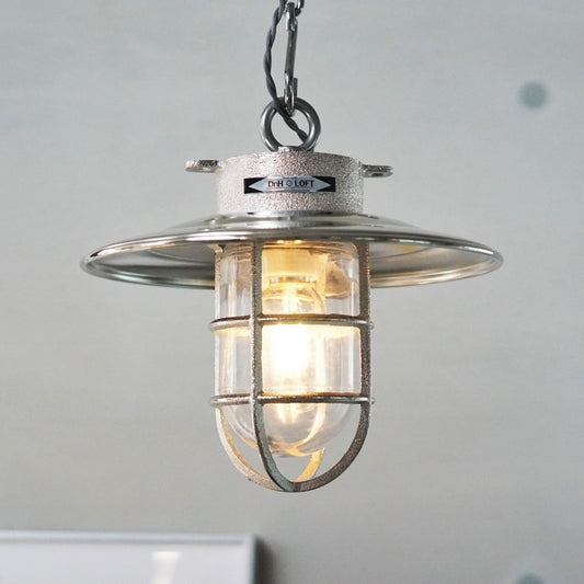 工業海洋銅吊燈-銀