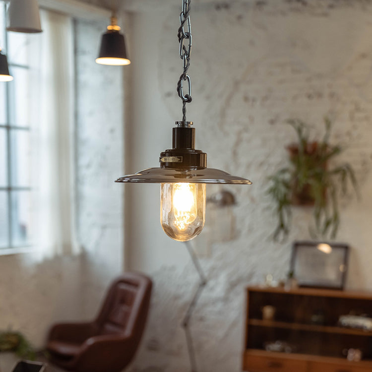 Hemp rope hat chandelier
