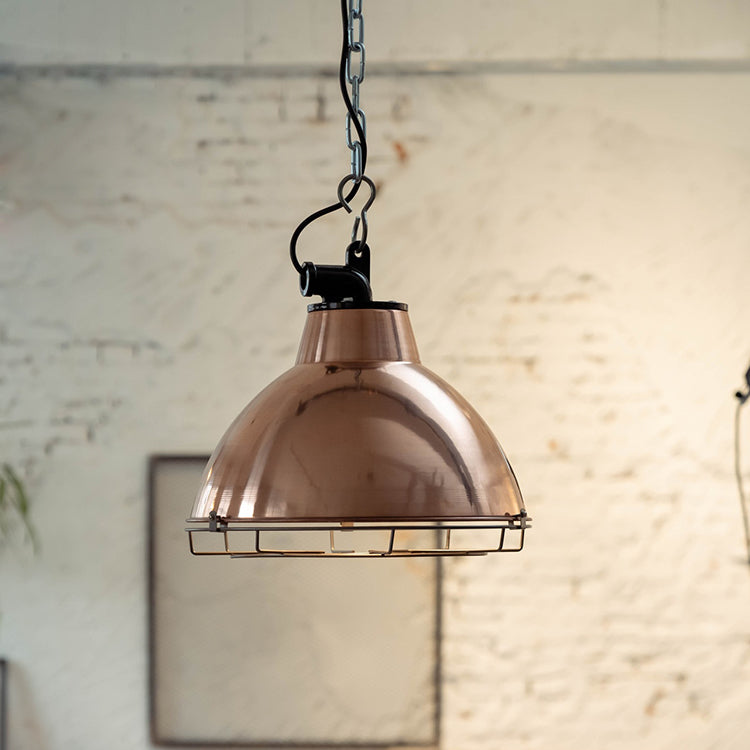 Red copper cargo hold light