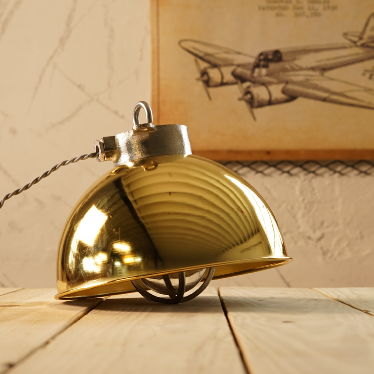 Marine Copper Half Dome Chandelier