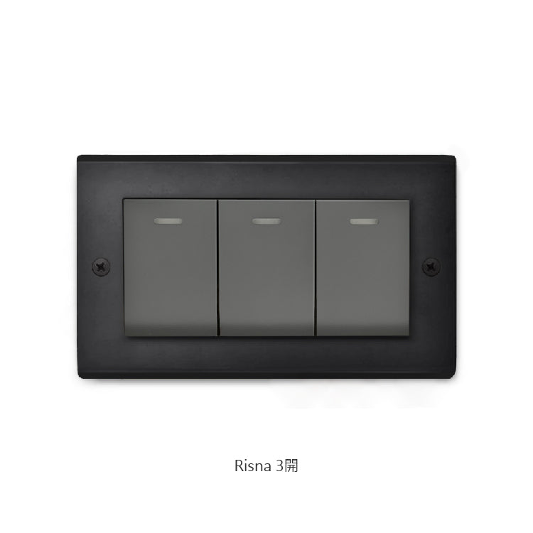 Matt black panel-Glatima, Risna series