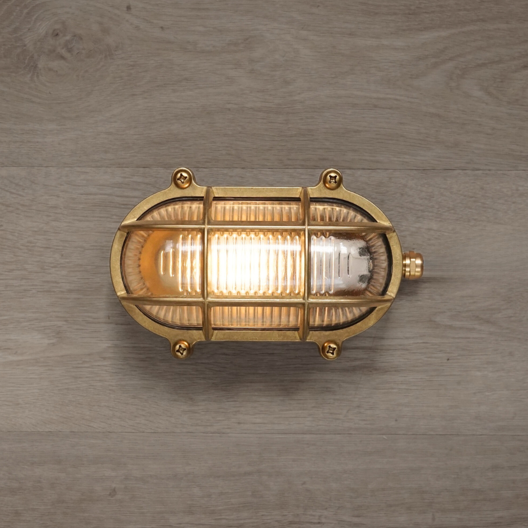 Vintage brass wall light #brass