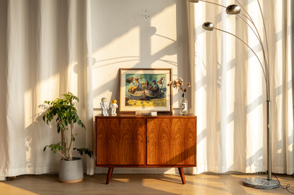 丹麥 玫瑰木 雙門 收納櫃 OLDANMARK