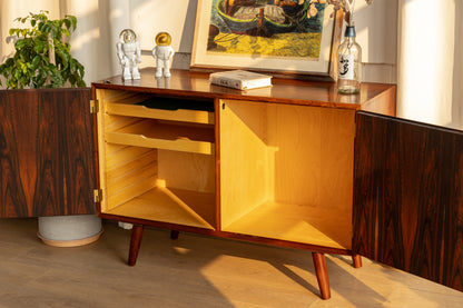 丹麥 玫瑰木 雙門 收納櫃 OLDANMARK