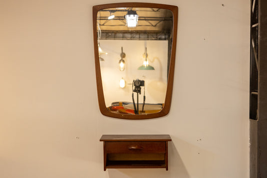 丹麥 柚木 懸掛式鏡櫃組 OLDANMARK