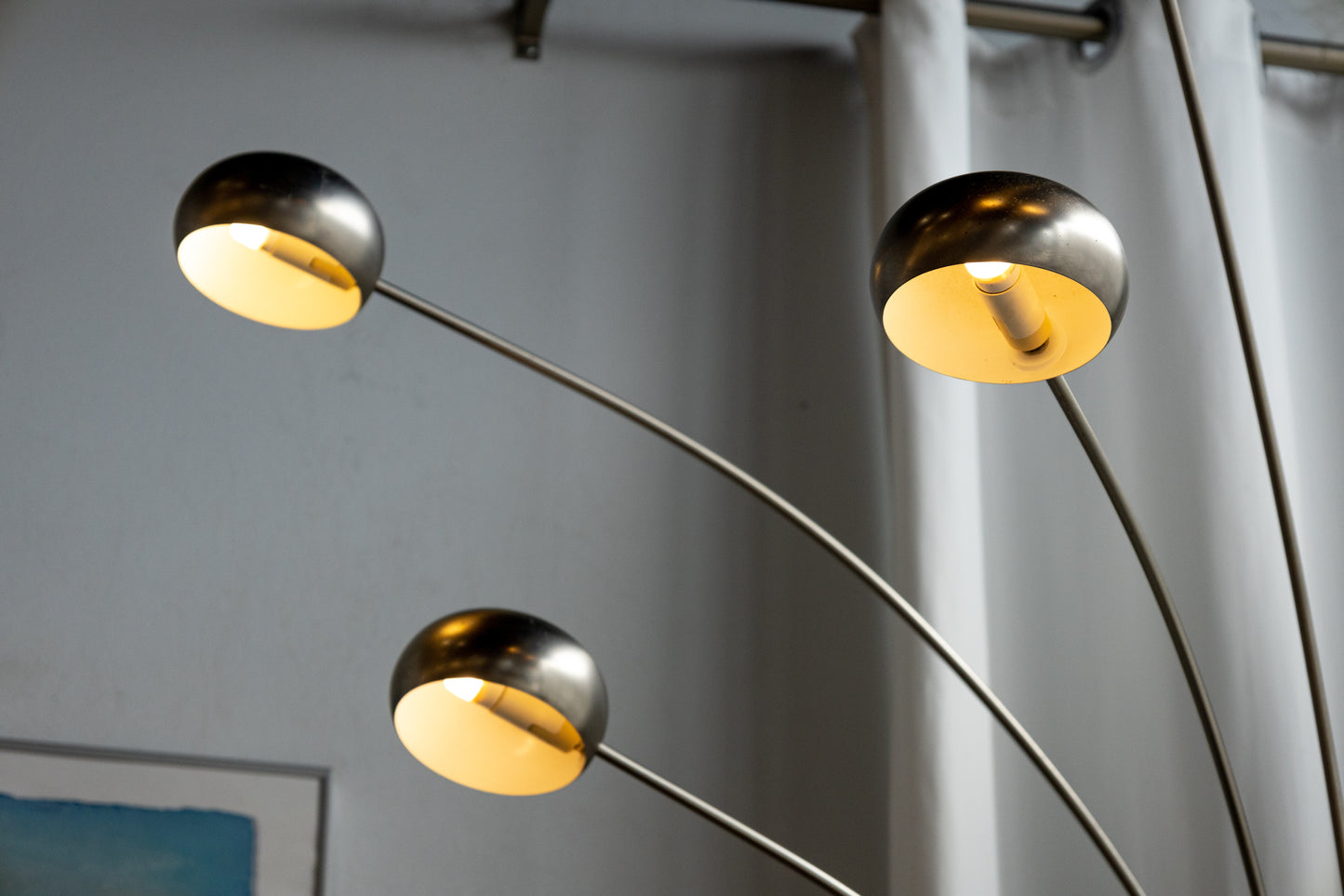 5-Arm Floor Lamp 立燈 霧面銀 OLDANMARK