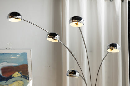 5-Arm Floor Lamp 立燈 銀 OLDANMARK