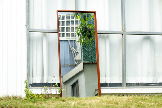 丹麥 柚木 全身鏡 OLDANMARK