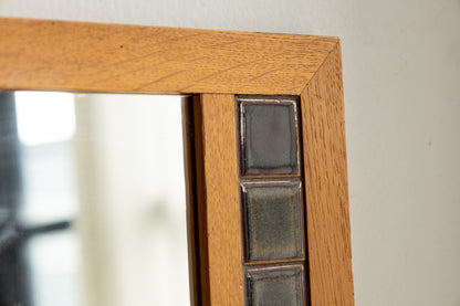 丹麥 橡木 磁磚 玄關鏡 OLDANMARK