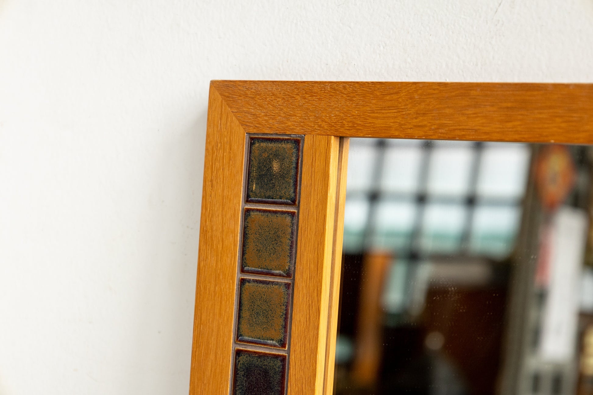 丹麥 橡木 磁磚 玄關鏡 OLDANMARK