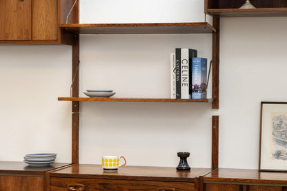 丹麥 玫瑰木 壁掛系統櫃 OLDANMARK