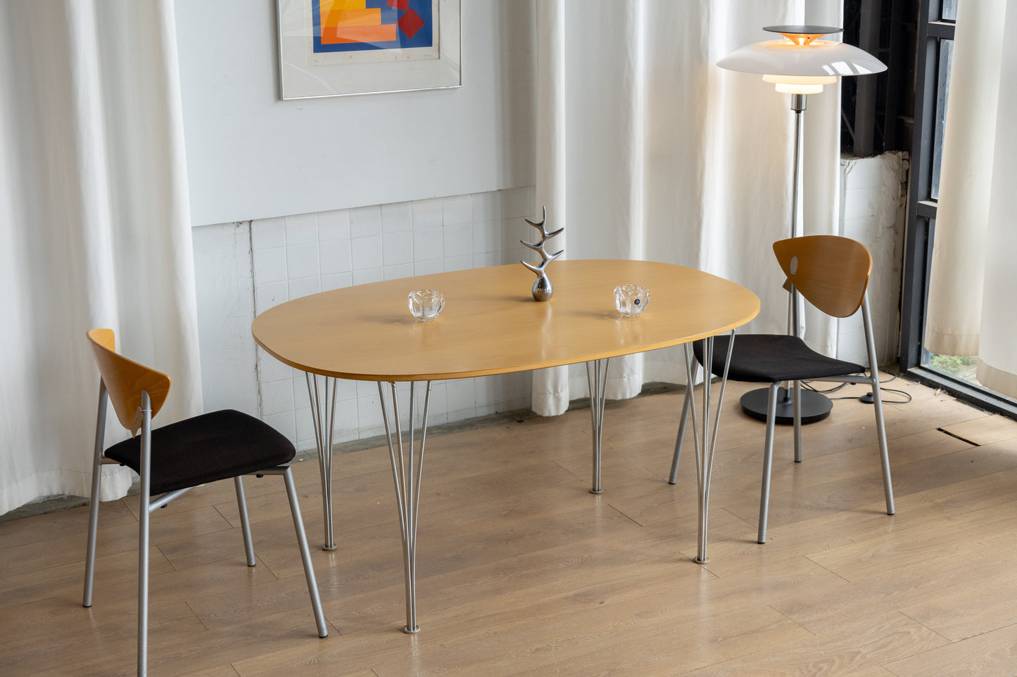 Piet Hein & Bruno Mathsson｜Fritz Hansen 橢圓餐桌 OLDANMARK