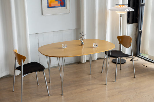 Piet Hein & Bruno Mathsson｜Fritz Hansen 橢圓餐桌 OLDANMARK