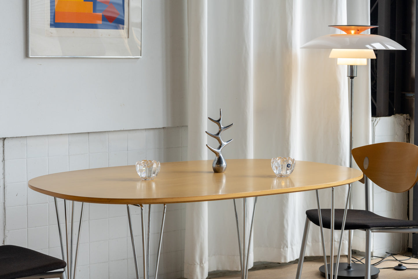 Piet Hein & Bruno Mathsson｜Fritz Hansen 橢圓餐桌 OLDANMARK