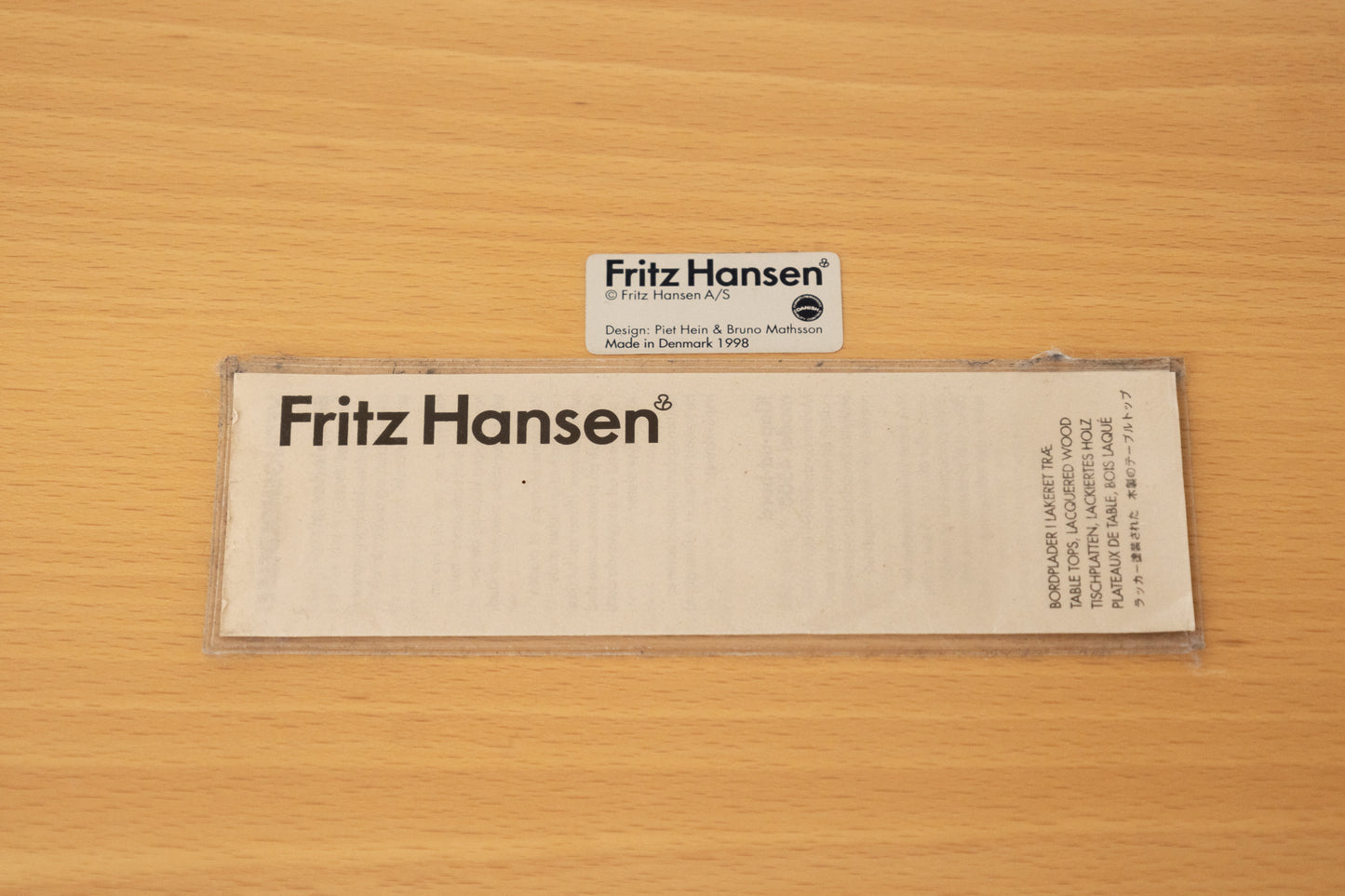 Piet Hein & Bruno Mathsson｜Fritz Hansen 橢圓餐桌 OLDANMARK