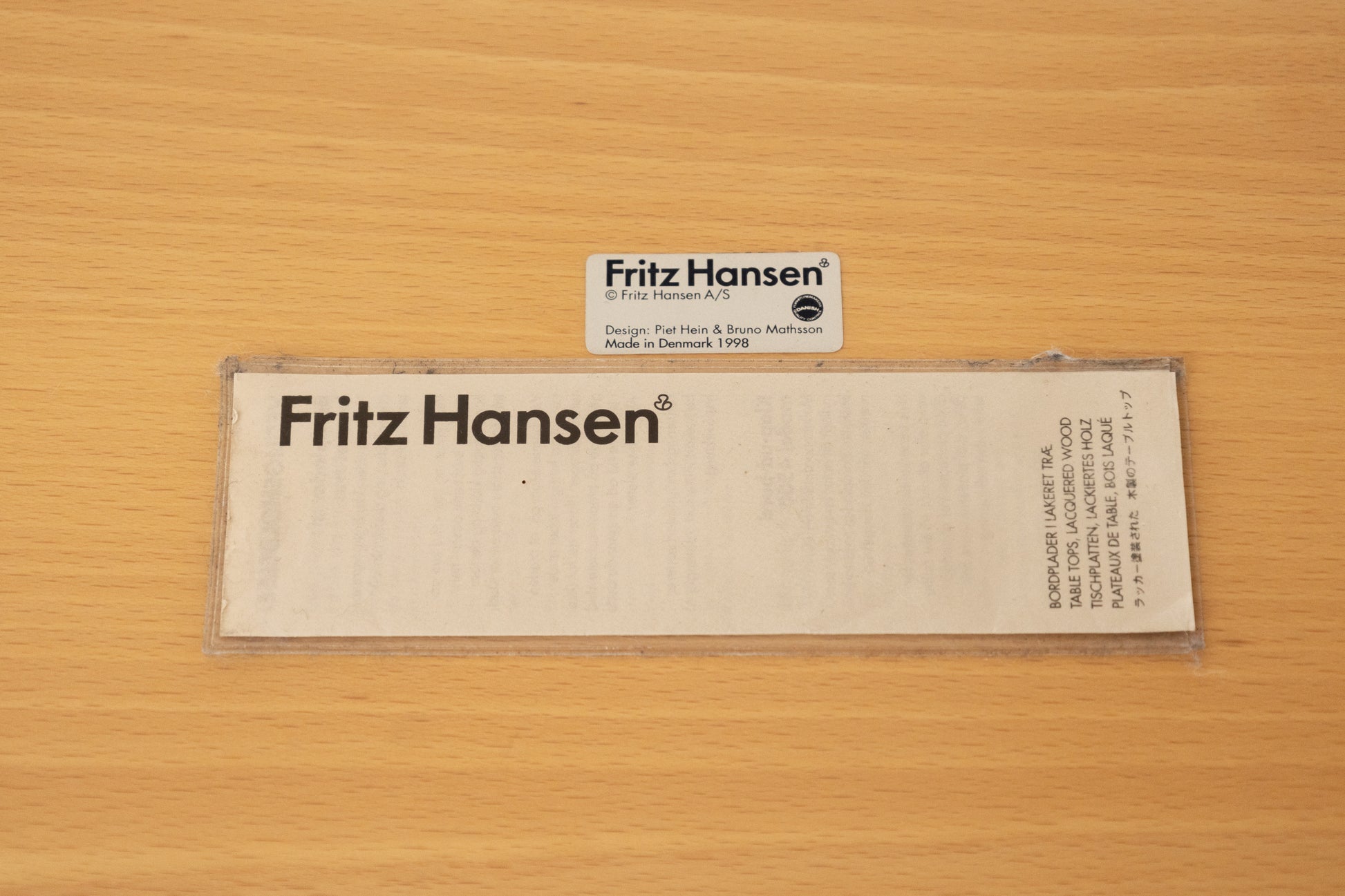 Piet Hein & Bruno Mathsson｜Fritz Hansen 橢圓餐桌 OLDANMARK